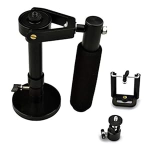 GLASSNOBLE Stabilisator,Aluminium Handheld Stabilizer S30 Smartphone Anti-Shake Camera Stabilizer Getoond