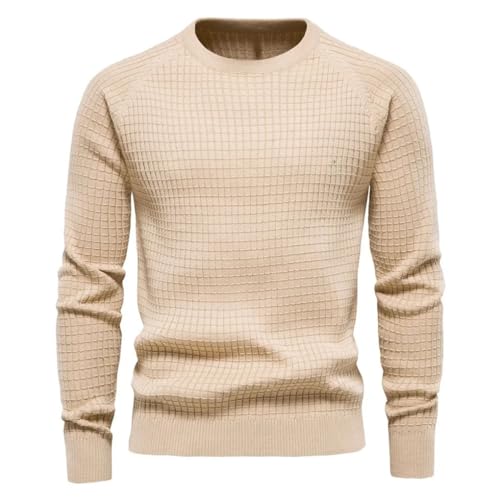 Men's Pullover Men's Warm Sweater Men Clothing Pullover Sweater Basic Solid O Neck Long Sleeve Knitted3