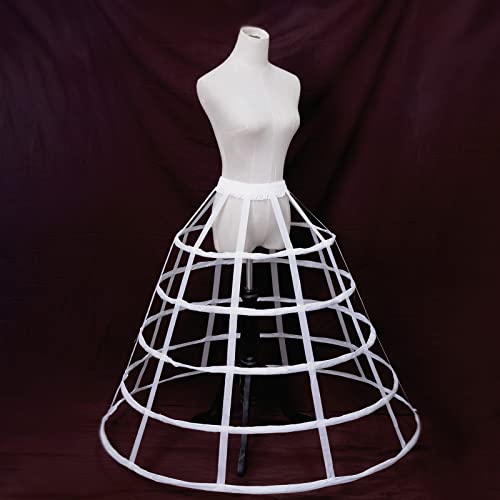Image of Women Crinoline Petticoat Hoops Skirt Short Half Slip Underskirt for Girls Wedding Bridal Underskirt Slip