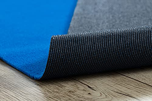 Gazon artificiel spring bleu tapis de sol pour terrasse de piscine