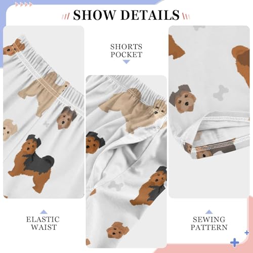 Boys' Pants Dogs Cute Long Bottoms Jogger Pants Elastic Waist Trousers with Pockets S-XL4