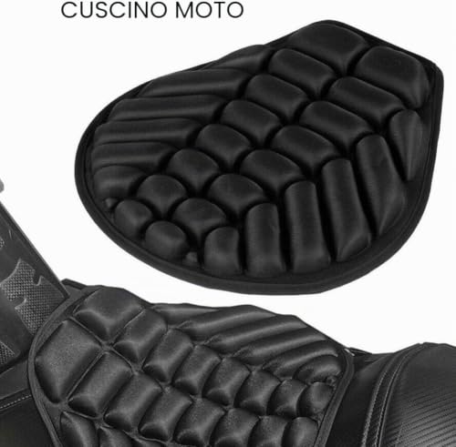 Cojín de asiento moto de TPU ergonómico y cómodo contra el cansancio 6