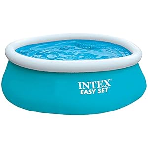 INTEX 28101NP – Piscina hinchable easy set 183 x 51 cm – 880 litros, Multicolor