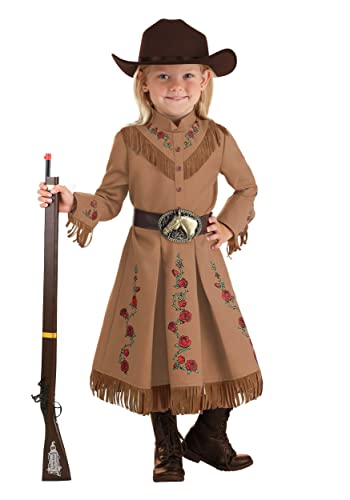 Disfraz de vaquera Annie Oakley para niña pequeña miniatura 2