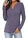 Dimur Lightweight Sweatshirts for Women Long Sleeve Cute Tops Business Casual Pullover Sweater Fall Fashion Light Purple Medium