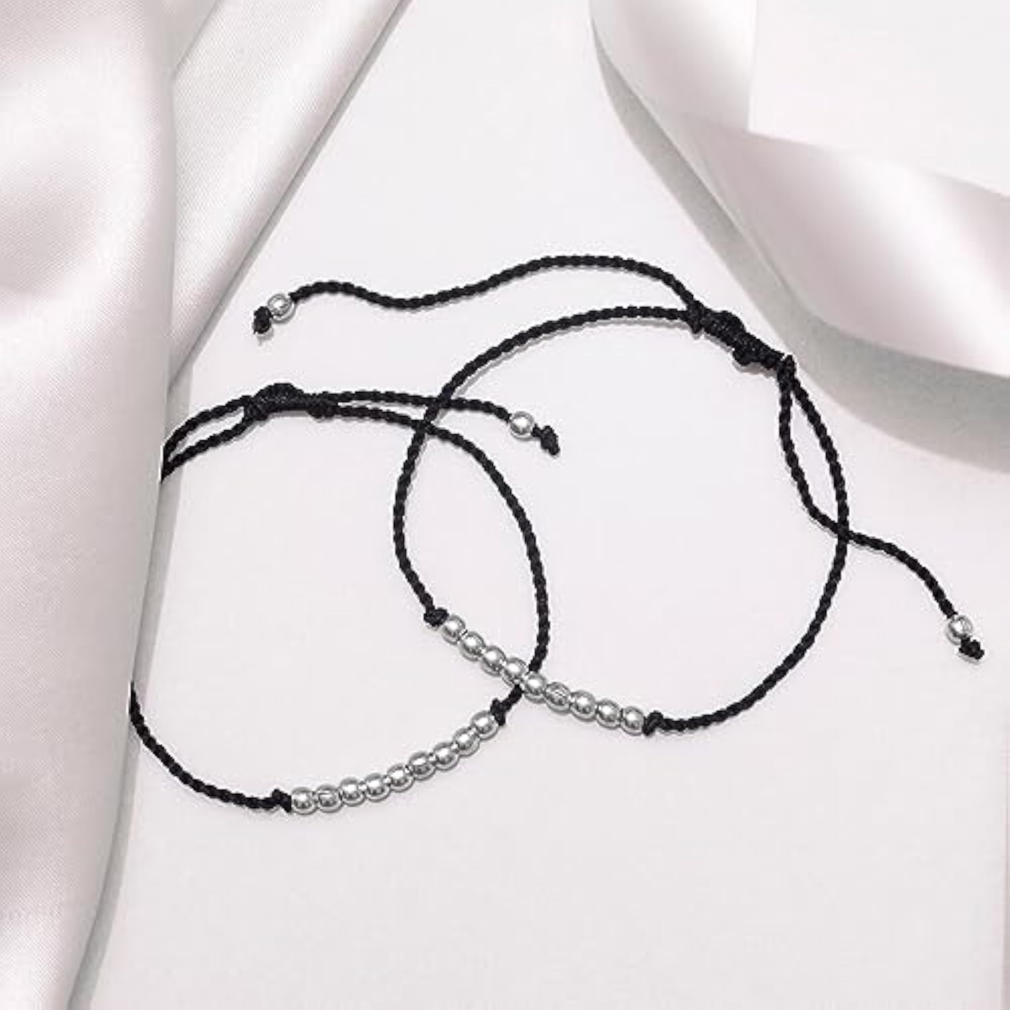 Women's 925 Sterling Silver Beads Gentle Thread Anklet