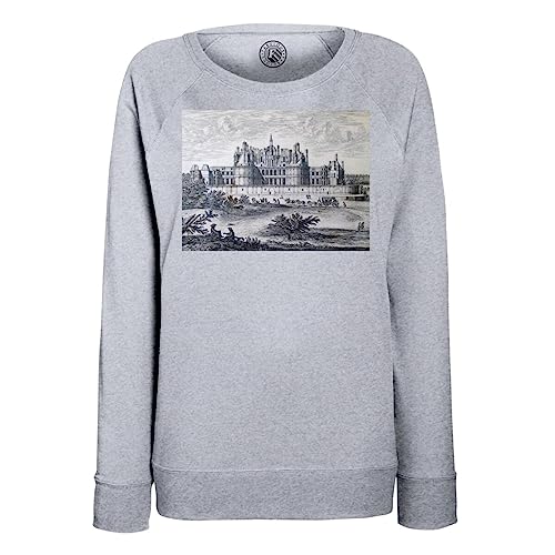 Sweatshirt Femme Chambord avec gravure de château de style Renaissance française