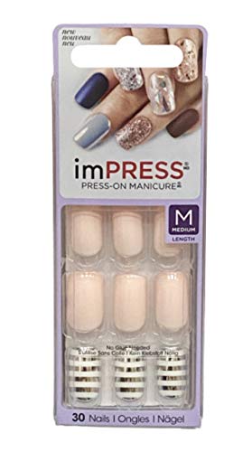 Kiss imPress Manicure Press-On Medium Length Nails # 69290 Call It Off