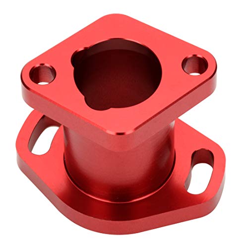 Image of FVRITO Performance Racing Intake Pipe Inlet Manifold Compatible with Predator 212cc Coleman CT200U BT200X GX160 GX200 6.5HP OHV Chinese 196cc Clone Engines Mini Bike Go Kart Red