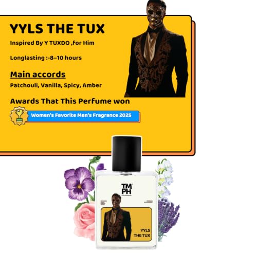 Image of TMPerfumehouseYyls the tux EDP for Men | Spicy, Woody & Long Lasting Perfume Spray | Patchouli, Amber & Vanilla Fragrance | Luxury Gift for Him | TMPH | 50ml