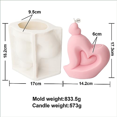 Moule en forme de cœur gâteau chocolat savon bonbons fêtes mariages