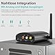 1Mii HiFi Bluetooth Empfänger für Stereoanlage mit LDAC, aptX HD Bluetooth 5.1 Audio Adapter mit Audiophilem DAC, OLED-Bildschirm, Optischer Coaxial RCA Ausgang für AV Receiver, Verstärker -DS500