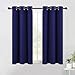 NICETOWN Living Room Blackout Curtain Panels, Window Treatment Energy Saving Thermal Insulated Solid Grommet Blackout Drapes/Draperies (Royal Navy Blue, 1 Pair,42 by 54-Inch)