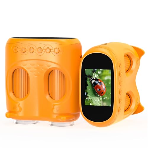 1000X Pocket Microscope for Kids 2-in-1 Educational Digital Microscope and Portable Telescope with 2.0 HD Screen for Science Explorations Ideal Stem Toy Gifts for Boys & Girls Age 3+