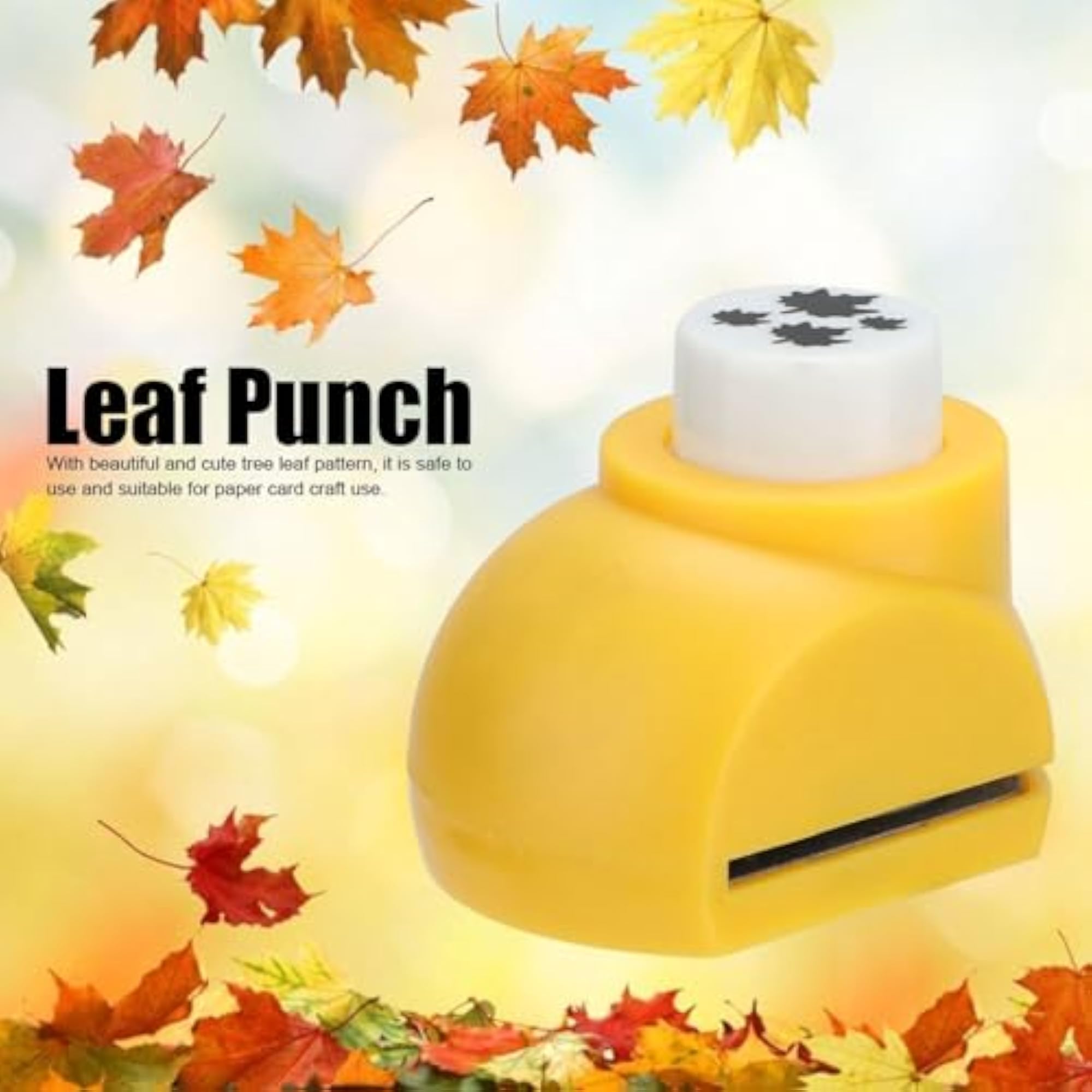 Paper Punch Cutter for Crafting with Maple Leaf Design