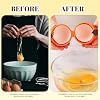 Egg Cracker, 6PCS Egg Shell Opener for Raw Eggs, Efficient Stainless Steel Egg Opener for Home Cooks and Baking Enthusiasts, 3 Colors