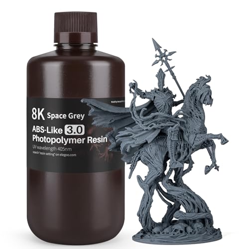 ELEGOO Upgraded ABS-Like 3.0 8k Resin Space Gray 1KG