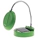 Price comparison product image FLAMEER LED Desk Lamp - Table Lamp with Flexible Gooseneck, Solar Powered/USB Rechargeable - Table Light for Reading, Study, Computer Work and More - Green