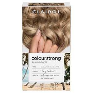 Clairol Colour Strong Permanent Hair Dye – 8.1 Medium Ash Blonde