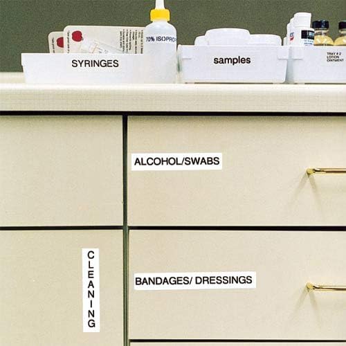 Miniatura 6 de Paquete de 6 cintas de repuesto compatibles para DYMO Letratag 91330 - Recambios de papel de 0.472 in x 13.1 ft (12 pulgada x 13 pies), cintas de