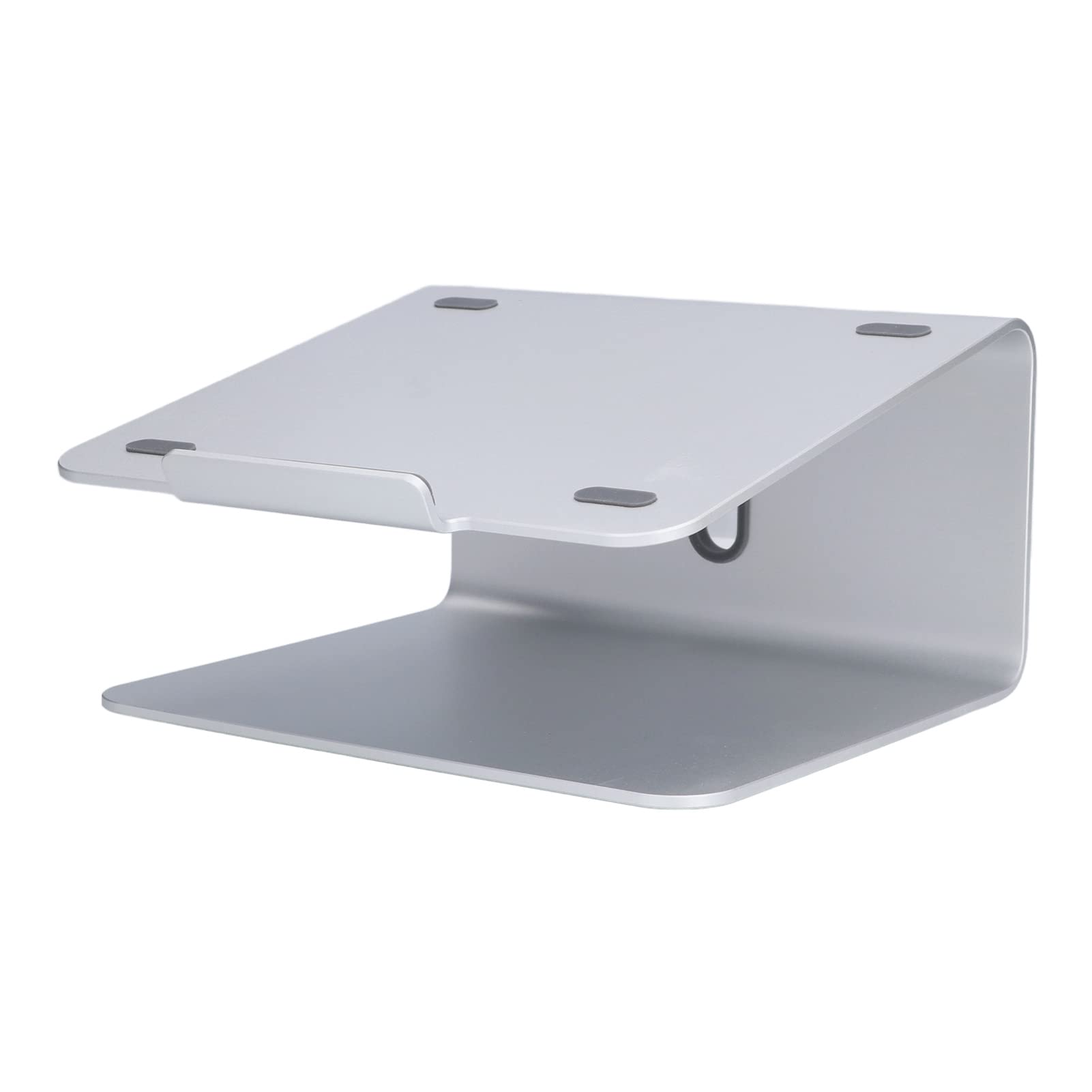 Changor Soporte para Computadora Plata Diseño Ergonómico Ajustable para Comodidad y Disipación de Calor para Todas Las Computadoras Portátiles de 11 a 17 Pulgadas Aleación de Aluminio 1 Unidad