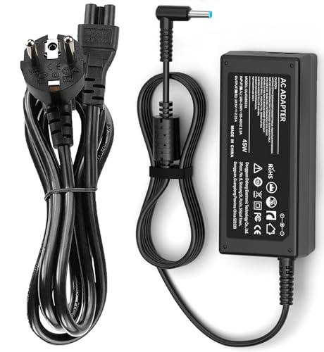 Chargeur HP Ordinateur Portable 45W 19.5V 2.31A pour H P Stream 11 13 14 15 Notebook PC Series H P Pavilion; H P 740015-003 741727-001 TPN-C125 HSTNN-LA40...