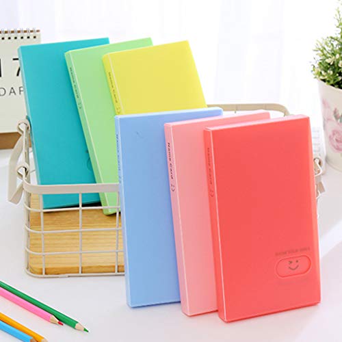 YOURPAI Visitekaartboek,120 zakken visitekaartje boek ID credithouder naamkaart foto fotoalbumoranje - Image 7