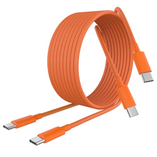 [Apple MFi Certified] iPhone 17 16 15 Charger Cable Cord 6FT, 2 Pack Orange