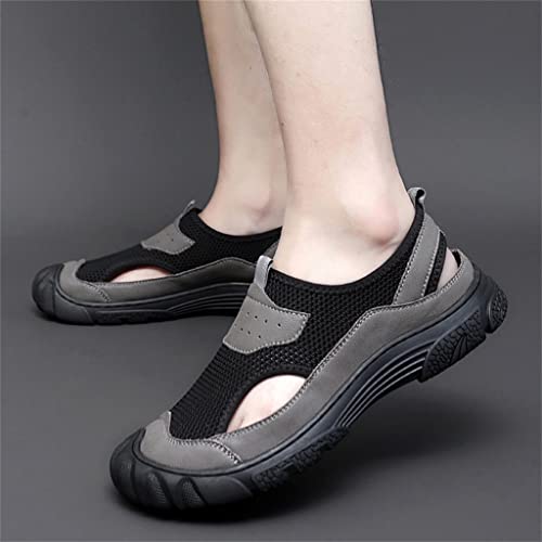 Casual Beach Outdoor Water Shoes Men Mesh Non-slip Sandals Man Wear-resistant Breathable Trekking Shoes4