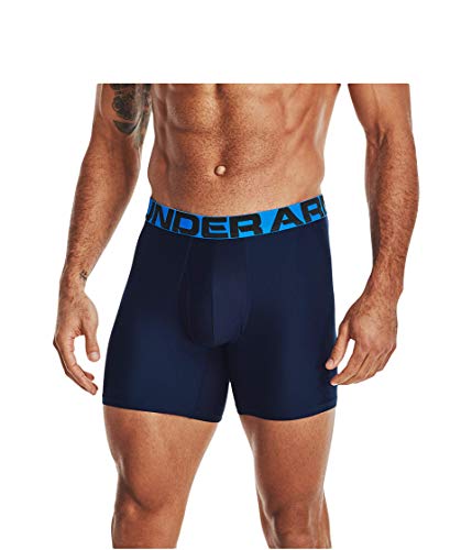 Image of Under Armour Men's Performance Tech Boxerjock Brief Underwear, 6 inch Inseam, All-Day Comfort & Ultra-Soft, 3-Pack