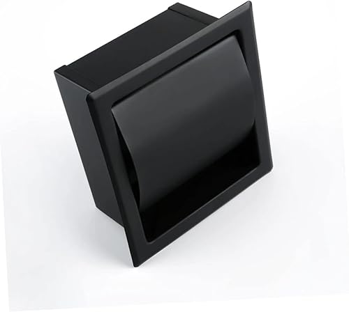 Miniatura 4 de Caja de pañuelos de acero inoxidable, rollo cuadrado, soporte para toallas de papel, cubiertas de pañuelos negros, servilletas, dispensador de papel