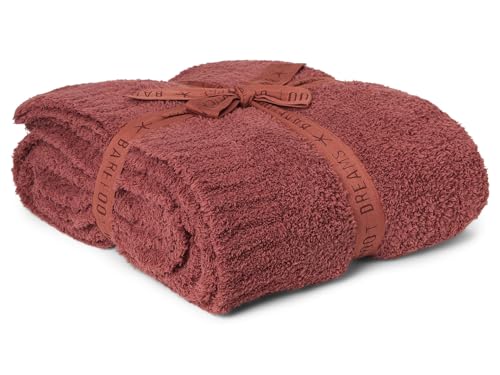 Image of Barefoot Dreams Unisex CozyChic Throw, Canyon Rose, Double