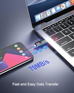 Vansuny 128GB 2 in 1 USB C Stick USB 3.0 Flash Drive Retractable USB Type-C Memory Stick USB C and A Thumb Drive for iPhone 15 iPad Pro Android Smartphone Laptop PC