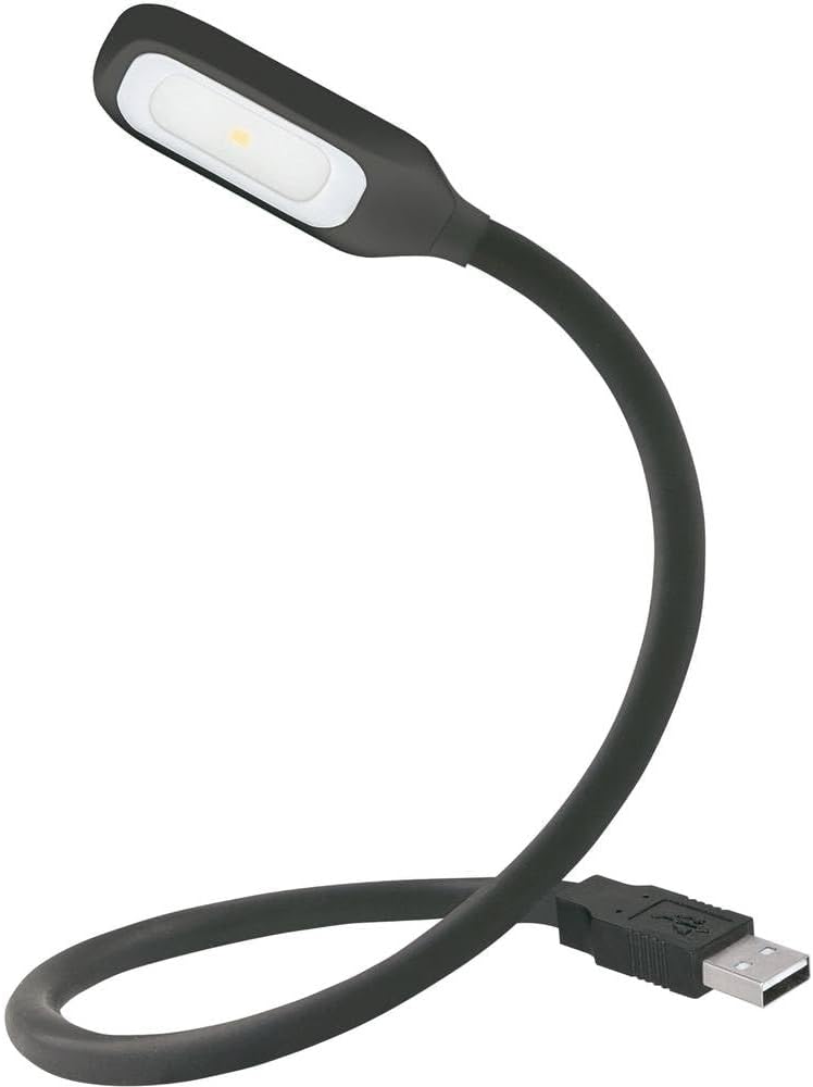 OSRAM Copilot, LED Reading Light Plug, Onyx-USB, Folding Carton (1 Unit), Black