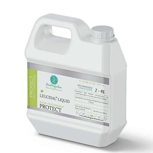 Skin Perfection Leucidal Liquid Radish Root Natural Protection Diy Lotion Making Approved By Eco-Cert Non-Synthetic, Chemical-Free Alternative (4 Ounces) #TOP2