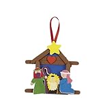 Nativity Craft Stick Ornament Craft Kit (Makes 12)
