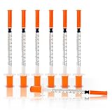 1ml 31G 5/16 Inch 8mm Jeringa, U-100 Lab Tools, Individual Wrapped, Pack of 30