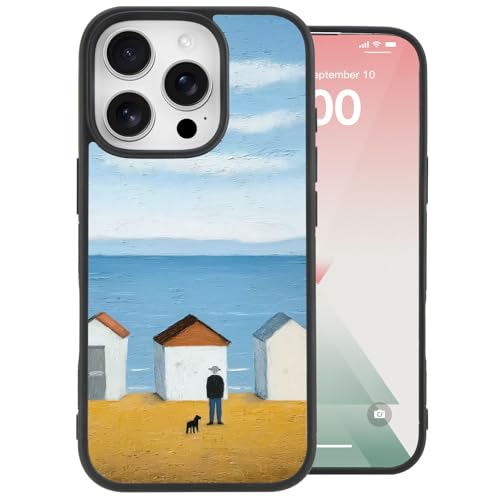 Coque artistique iPhone 16 Pro Max transfert thermique, le cadeau idéal pour filles et femmes