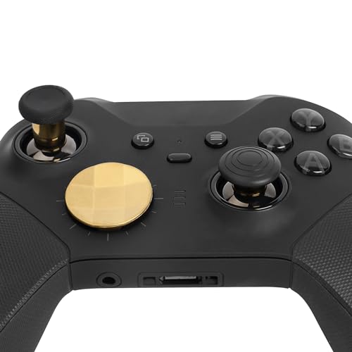 Image of 13 in 1 Metal Thumbsticks for Xbox One Elite Series 2, Elite Series 2 Controller Accessory Parts, Gaming Accessory Replacement, Metal Mod 6 Swap Joystick, 4 Paddles, 2 D-Pads, 1 Tool (Plating Gold)