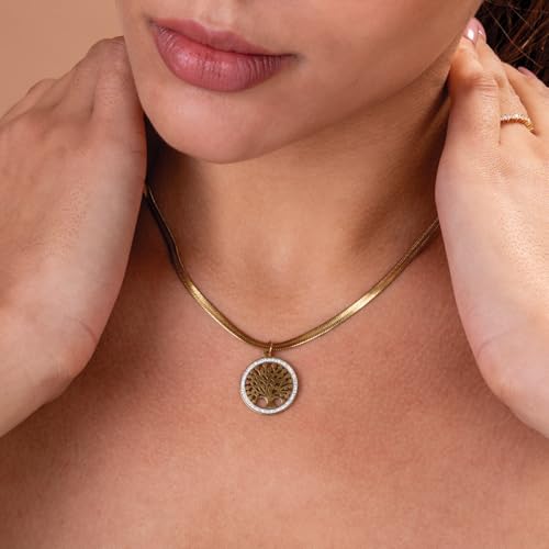 PALMONAS gold anti-tarnish necklace – image 5