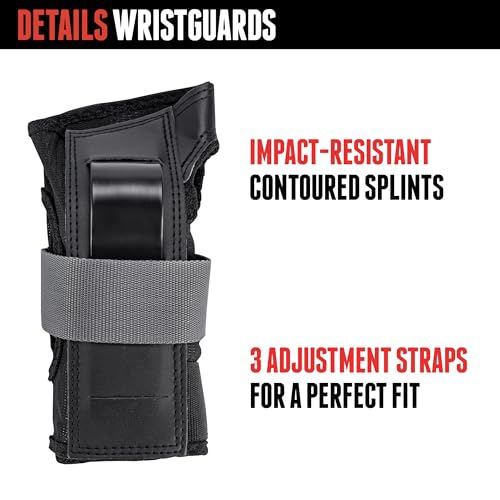 Image of Triple Eight Saver Series 3-Pack Pad Set- Ideal for Skateboarding, In-line Skating, Roller Skating, and Biking