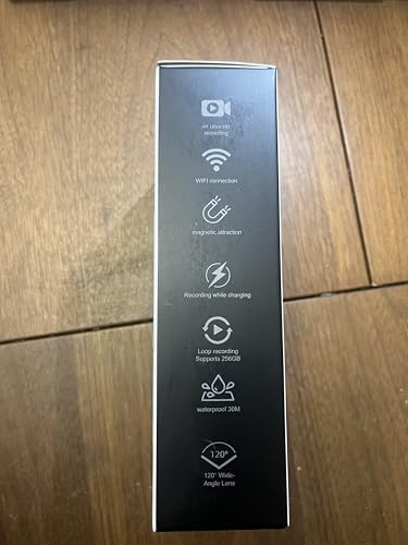 TOSBARRFT 4K Körperkameras mit Audio- und Videonachzeichnung - wasserdichter 4K-Körperkamera, magnetisch und mit 360°-Klammer, 120-Minuten-Batterie fürs Radfahren, Spazierengehen mit Tieren(4K-P-64G)