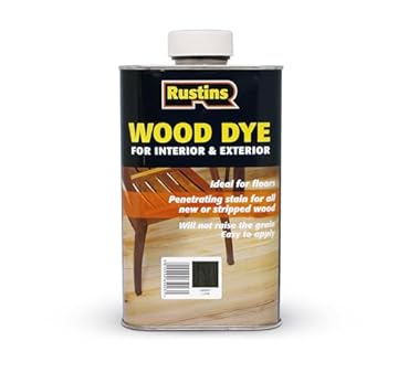 Rustins Wood Dye 1L Ebony