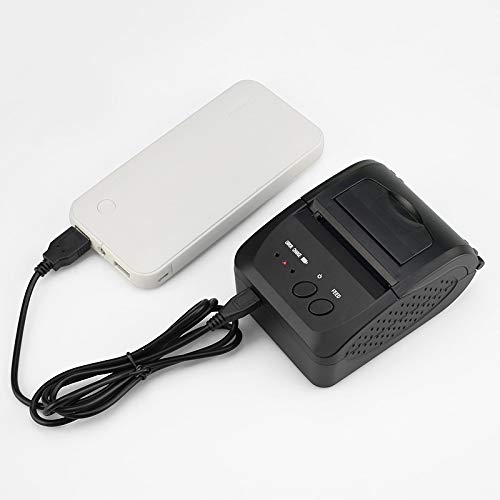 Hanks' sklep przenośna termiczna drukarka paragonowa Bluetooth 58 mm, wsparcie ładowania skarbów, drukarka danych