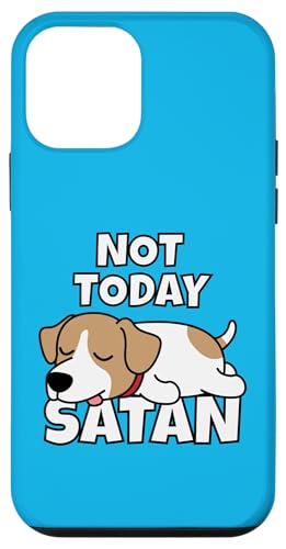 Lazy Jack Russell Terrier Not Today Satan �W���b�N�E���b�Z���E�e���A �X�}�z�P�[�X iPhone 12 mini �p