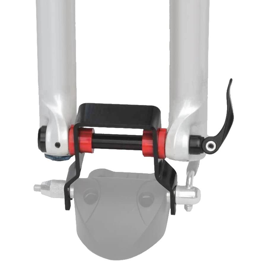 BBROS Portabici da Tetto Universale per 1 Bici (Max 15kg) | Compatibile Freno a Disco | Adatto a Barre Fino a 70x40mm | Forcella GIAU