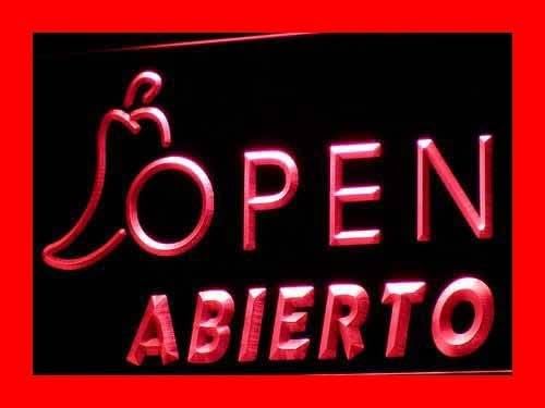 ADVPRO i353-r ABIERTO Open Cafe Shop Bar Pub Neon Light Sign