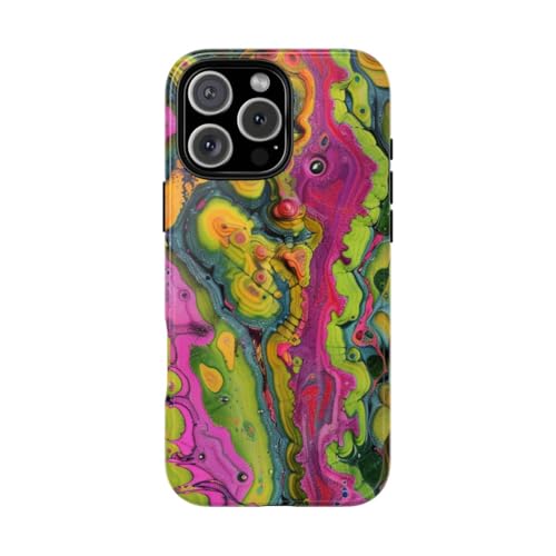 Coque résistante iPhone 16 Pro Max jaune brillante anti-choc