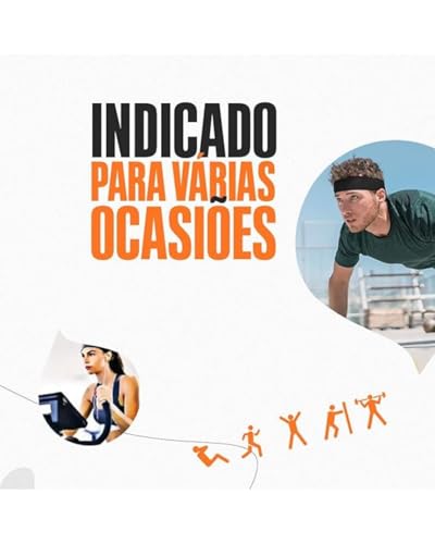 Faixa de Cabelo Esportiva Antiderrapante para Corrida, Academia e Treino – Tecido Respirável e Elást