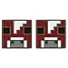 Minecraft Mooshroom Stud Earrings